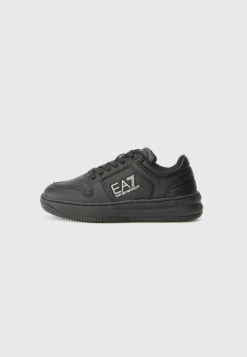 EA7 Emporio Armani UNISEX - Trainers - Black/silver-coloured