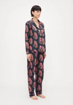 WOMENS LONG - Pyjama Set - Navy/pink -Zalando UK-Outlet 923358d9683144a3bc1b9aef0dc710a9
