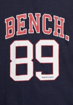 Bench Hutter - Print T-Shirt - Navy -Zalando UK-Outlet 936cfb231b644023a47a78bc6754e7f5