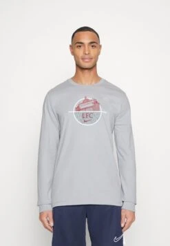 Nike Performance Liverpool Fc Knockout Tee - Club Wear - Wolf Grey