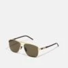 Gucci Unisex - Sunglasses - Gold/Havana/Green