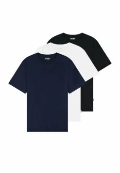 Wrangler 3 PACK TEE - Basic T-shirt - White Navy Black -Zalando UK-Outlet 94040d4d84934566b2b67a7fd001e2b1