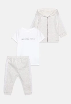 MICHAEL KORS KIDS Track Suit Set - Zip-Up Sweatshirt - Light Gray China