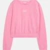 EA7 Emporio Armani Logo Series Girl - Long Sleeved Top - Rosa Chiaro
