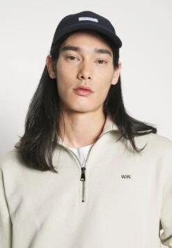 Wood Wood Caspian Half Zip - Sweatshirt - Light Sand -Zalando UK-Outlet 96db8c460d7c4547bb2abea1eb553d83