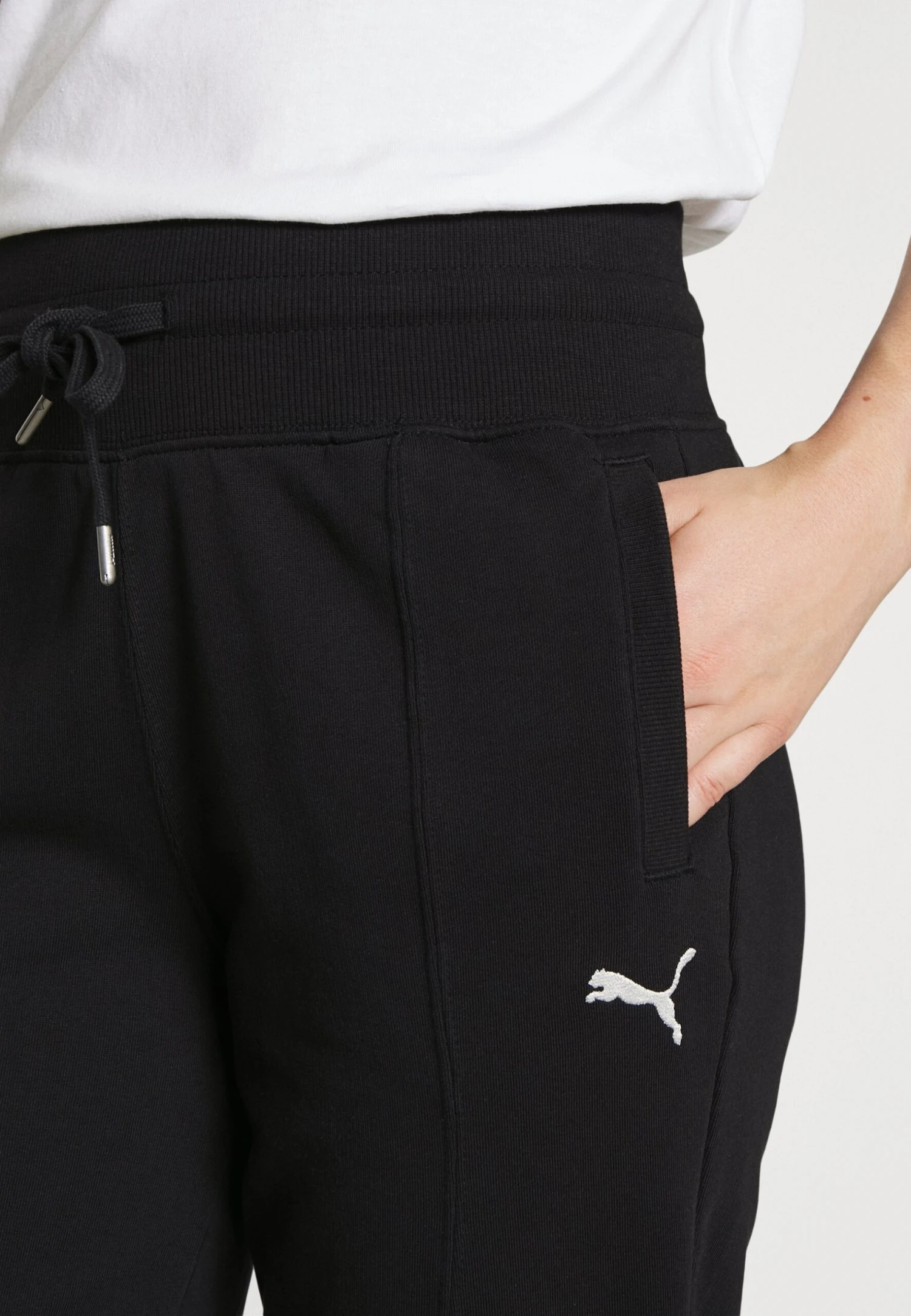 Puma Her High Waist Tr - Tracksuit Bottoms - Black 4 Puma Her High Waist Tr - Tracksuit Bottoms - Black - Image 4