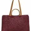 ESPRIT Ll_Fsc_Revashop - Tote Bag - Bordeaux Red