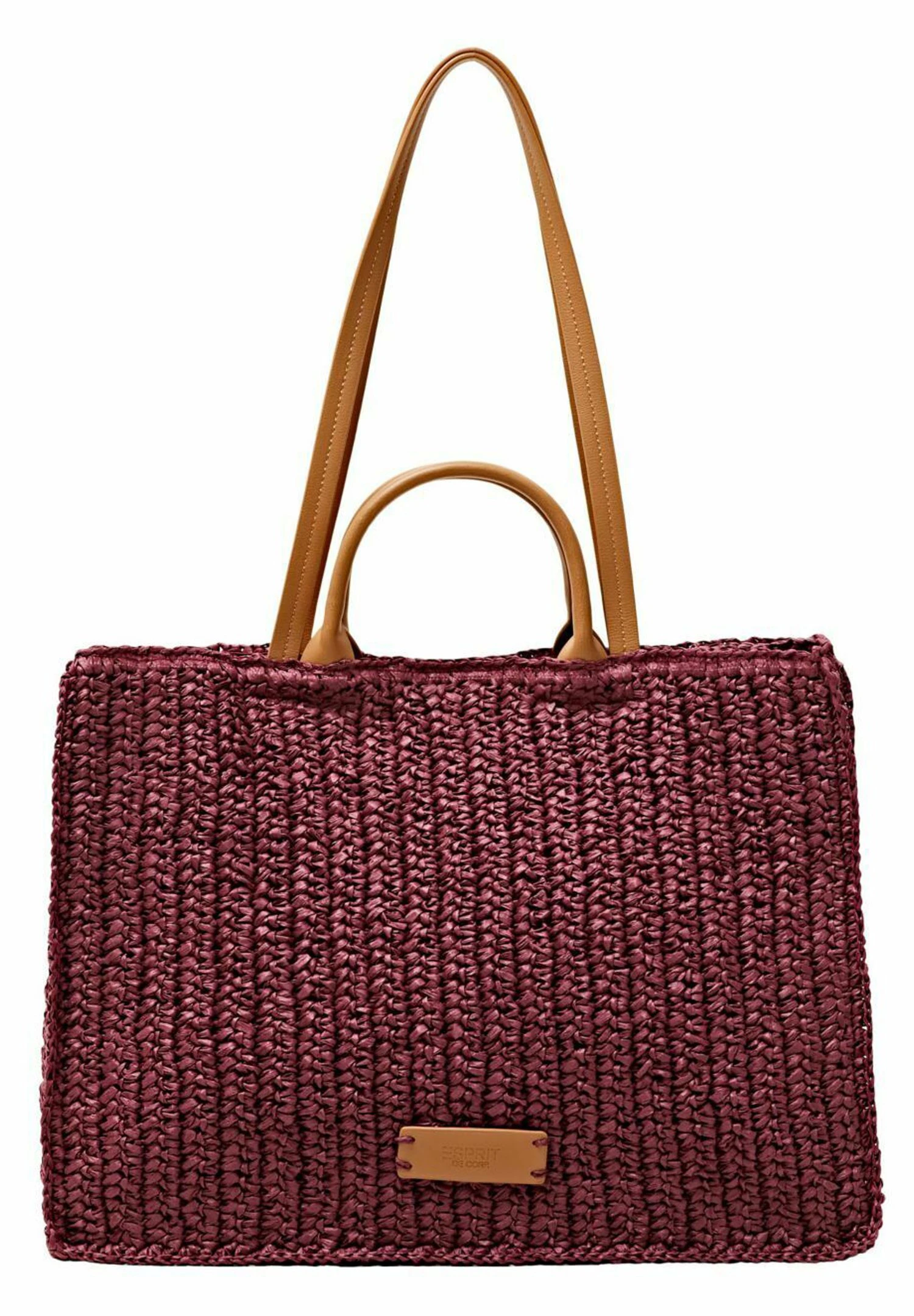 ESPRIT Ll_Fsc_Revashop - Tote Bag - Bordeaux Red 1 ESPRIT Ll_Fsc_Revashop - Tote Bag - Bordeaux Red