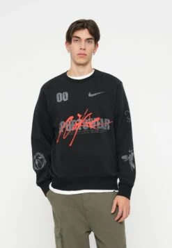 Nike Sportswear CREW CLUB - Sweatshirt - Black -Zalando UK-Outlet 97c41a27a2e04d8485cff424cce17201