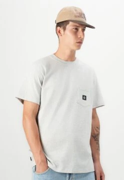 Element ICON LABEL POCKET - Basic T-shirt - Grey -Zalando UK-Outlet 980f8f28fa014dea935f2d9ecdf0b331