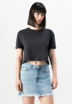 American Vintage APOLY - Basic T-shirt - Black -Zalando UK-Outlet 98887468db25450a91bcae0f4ed1accd