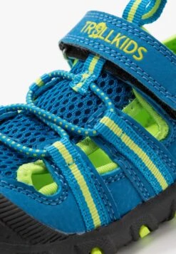 TROLLKIDS Kids Sandefjord - Walking Sandals - Medium Blue/Lime -Zalando UK-Outlet 99e8063dc9c442a0a307ab0f5d5d777f