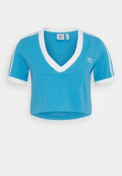 Adidas Originals Cropped Tee - Print T-Shirt - App Sky Rush -Zalando UK-Outlet 99f1e07ac8c8402880ce0897d8d0a4e4
