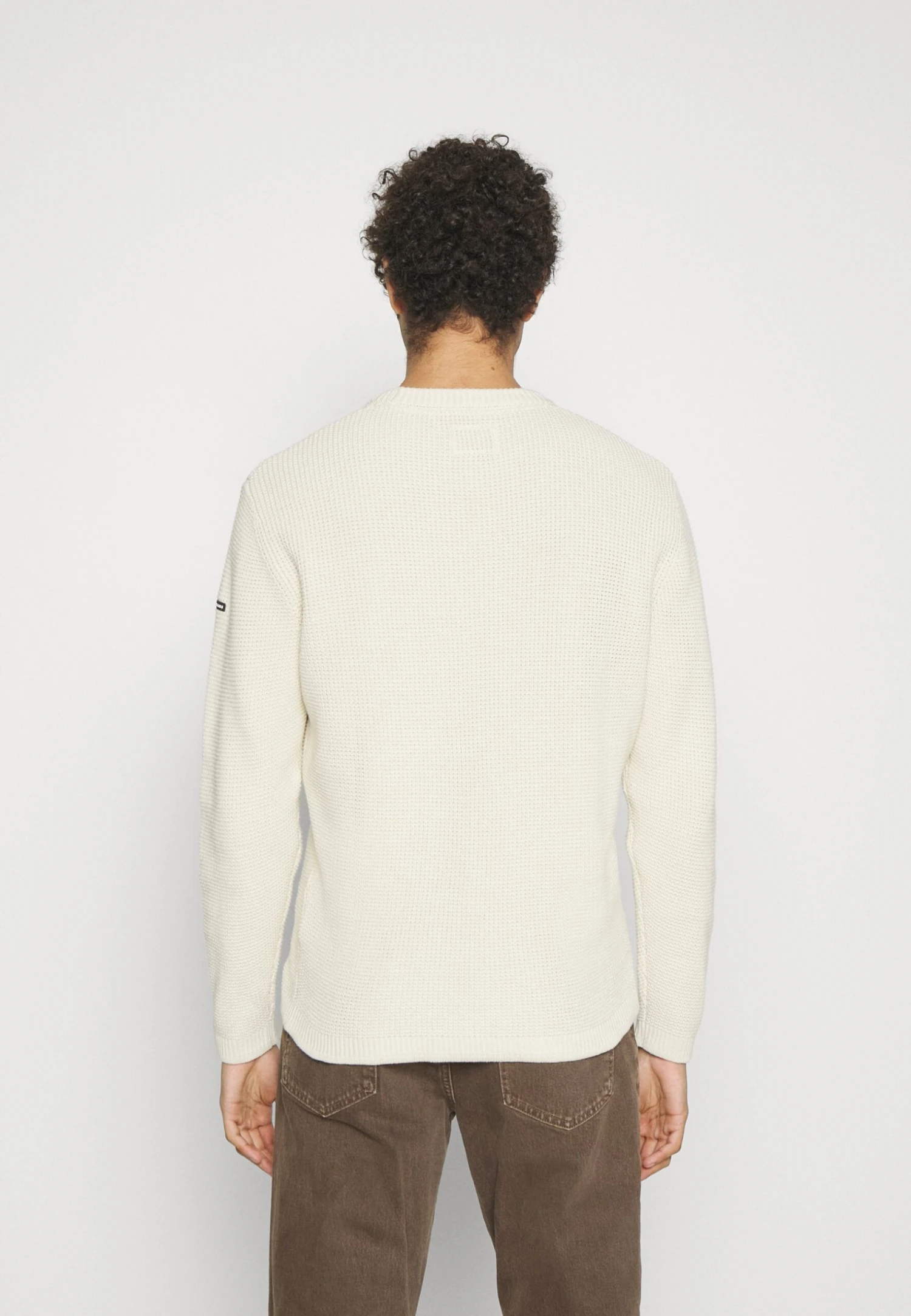 Pepe Jeans Dean Crew Neck - Jumper - Ivory 3 Pepe Jeans Dean Crew Neck - Jumper - Ivory - Image 3