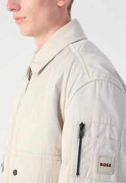 Boss OKING - Bomber Jacket - Light Beige -Zalando UK-Outlet 9a1e30a2679c4184b59b1840e0849ee0