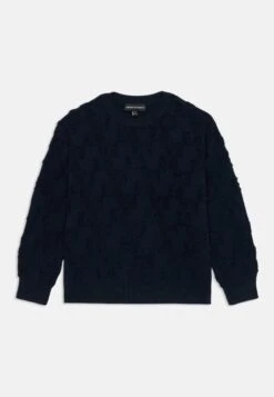 Emporio Armani PULLOVER UNISEX - Jumper - Dark Blue