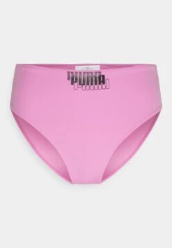 Puma Swim Women High Waist Brief - Bikini Bottoms - Pink Combo