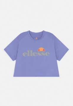 Ellesse Serela Cropped Tee Unisex - Print T-Shirt - Purple