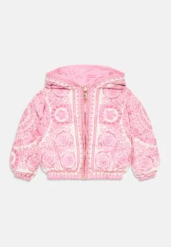 Versace REVERSIBLE JACKET BAROCCO KIDS UNISEX - Down Jacket - Eggshell/royal Blue -Zalando UK-Outlet 9bda6b007de84ed8a6344ef4853fcf08
