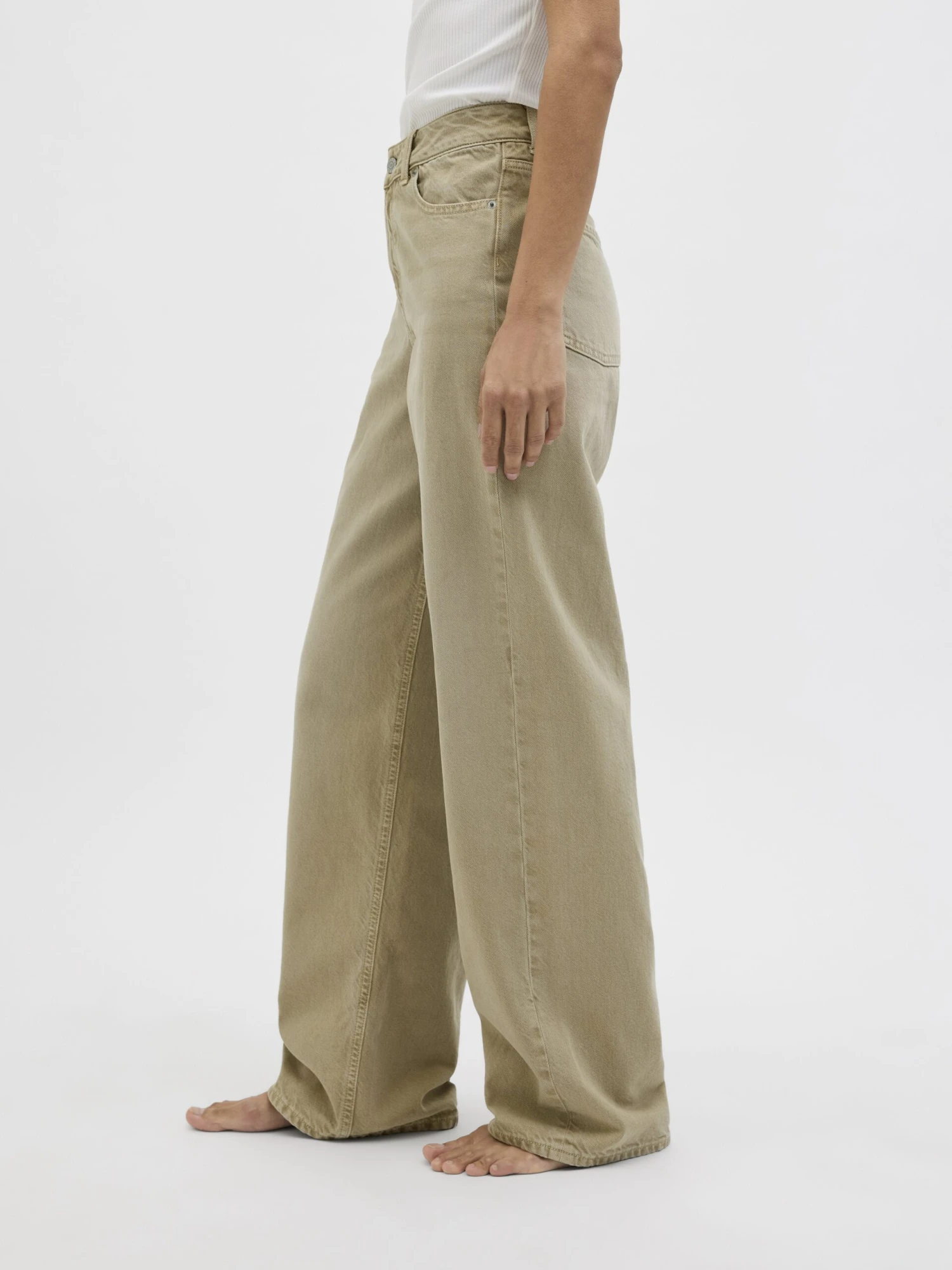 JJXX JXTOKYO WIDE JEANS - Wide Leg - Desert Dust 4 JJXX JXTOKYO WIDE JEANS - Wide Leg - Desert Dust - Image 4