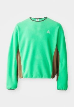 WOLF TREE CREW - Fleece Jumper - Green Shock/mosswood Brown/baroque Brown/summit White 12 WOLF TREE CREW - Fleece Jumper - Green Shock/mosswood Brown/baroque Brown/summit White -Zalando UK-Outlet 9d54b7517ad84c90b8eb171726c302da