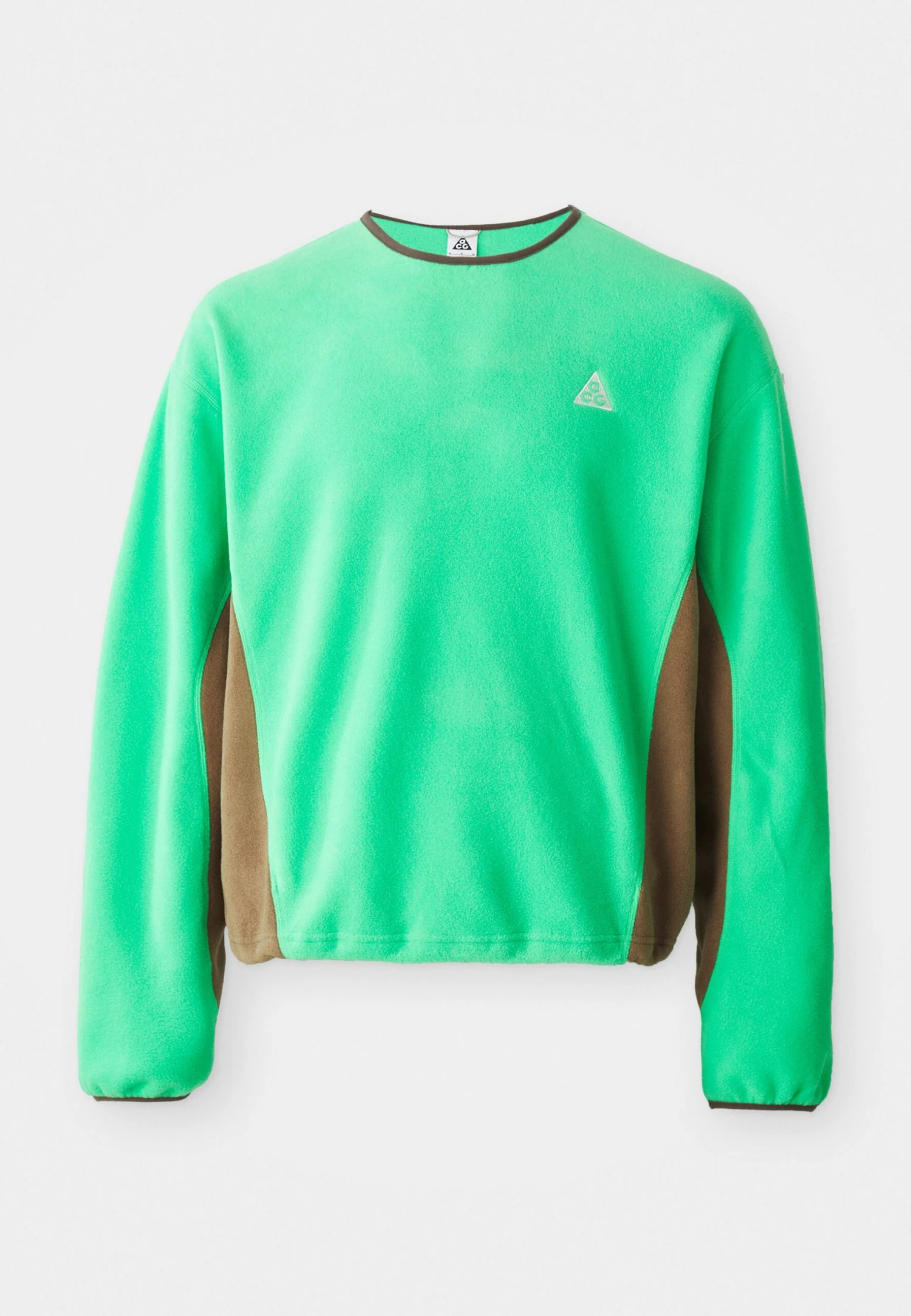 WOLF TREE CREW - Fleece Jumper - Green Shock/mosswood Brown/baroque Brown/summit White 5 WOLF TREE CREW - Fleece Jumper - Green Shock/mosswood Brown/baroque Brown/summit White - Image 5