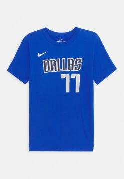 Nike Performance Nba Dallas Mavericks Luka Doncic James Boys Icon Tee - Club Wear - Game Royal