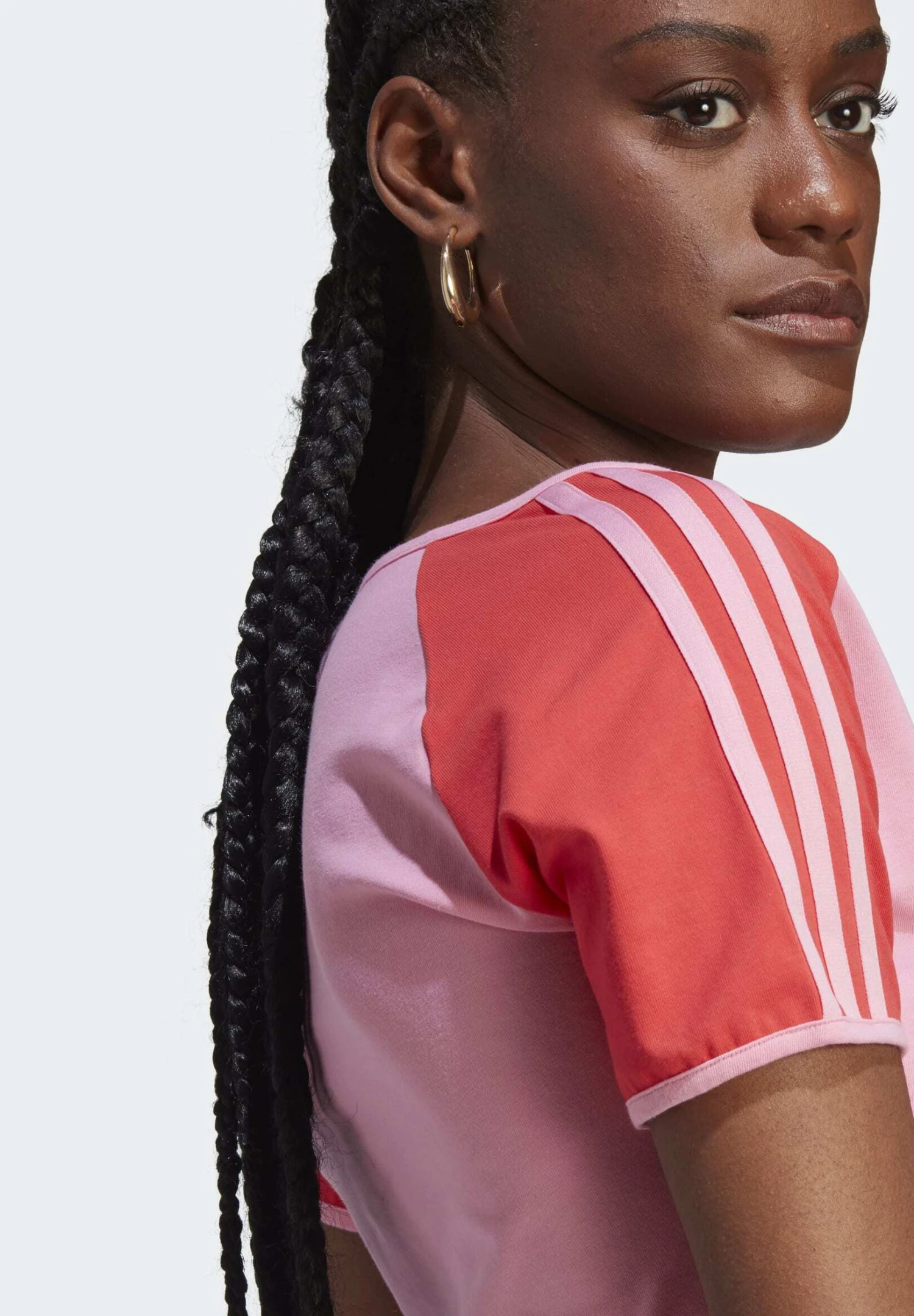 Adidas Originals Short - Print T-Shirt - Semi Pink Glow/Real Coral 4 Adidas Originals Short - Print T-Shirt - Semi Pink Glow/Real Coral - Image 4