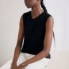 Filippa K V-Neck Tank- Top - Black