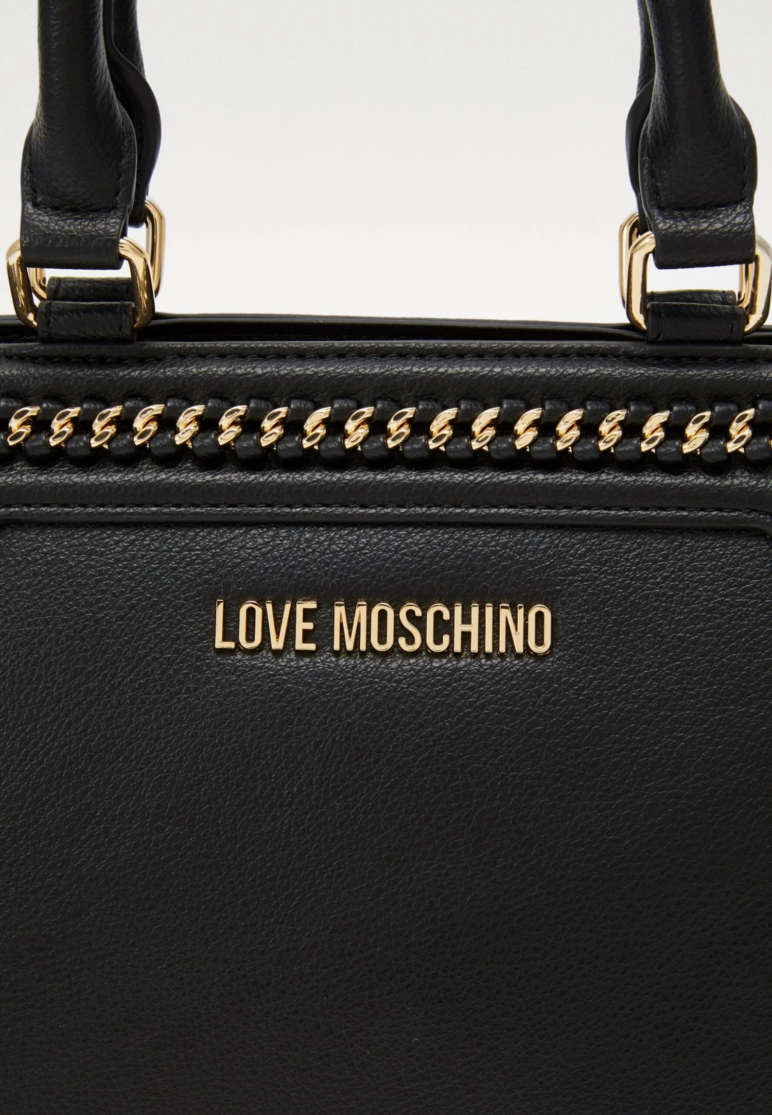 LOVE MOSCHINO Chain Link - Handbag - Nero 5 LOVE MOSCHINO Chain Link - Handbag - Nero - Image 5