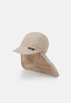 Elasticated Basic Hat With Neck Protector Unisex - Hat - Dune