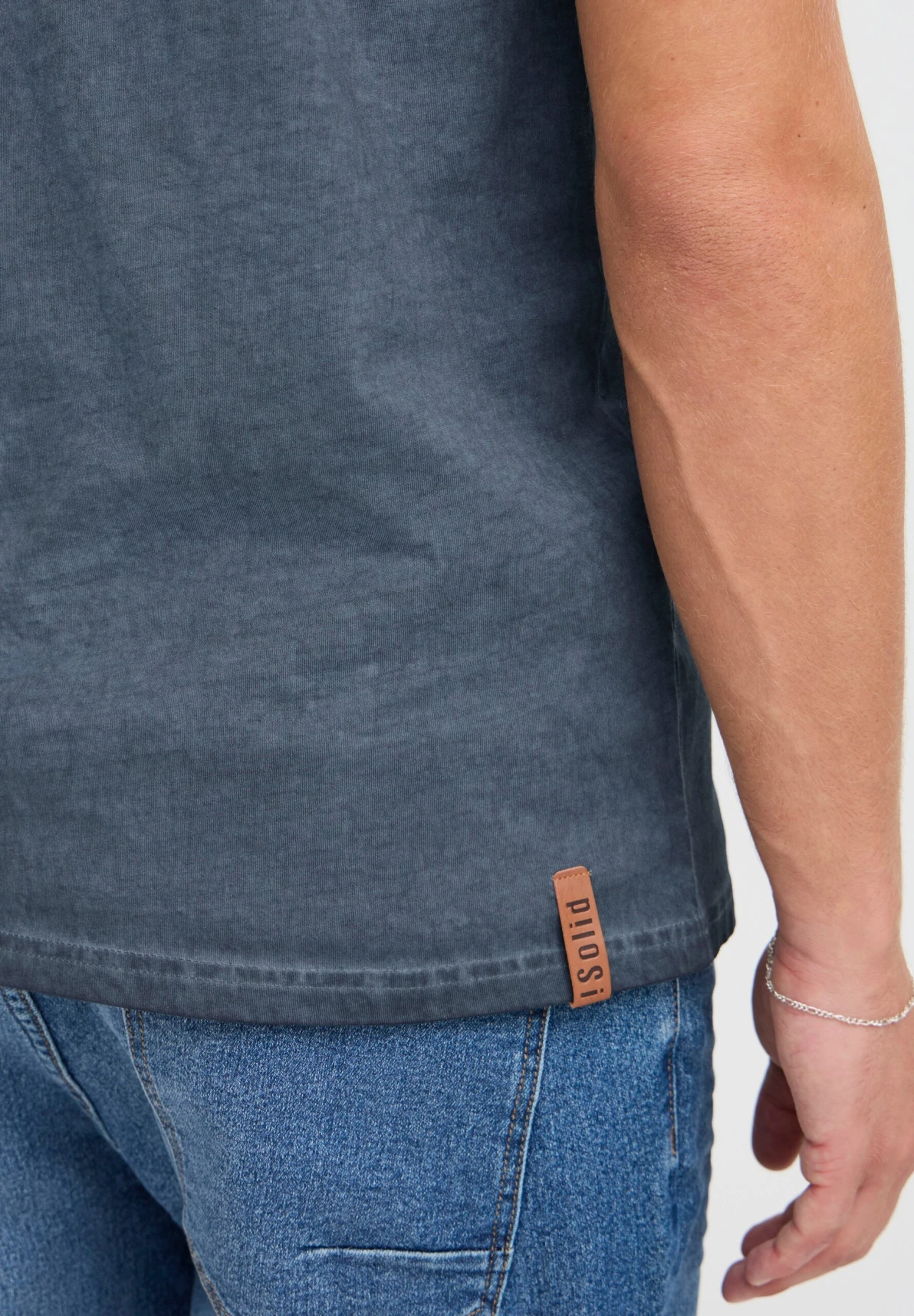 Solid SDTino - Basic T-shirt - Grey 5 Solid SDTino - Basic T-shirt - Grey - Image 5