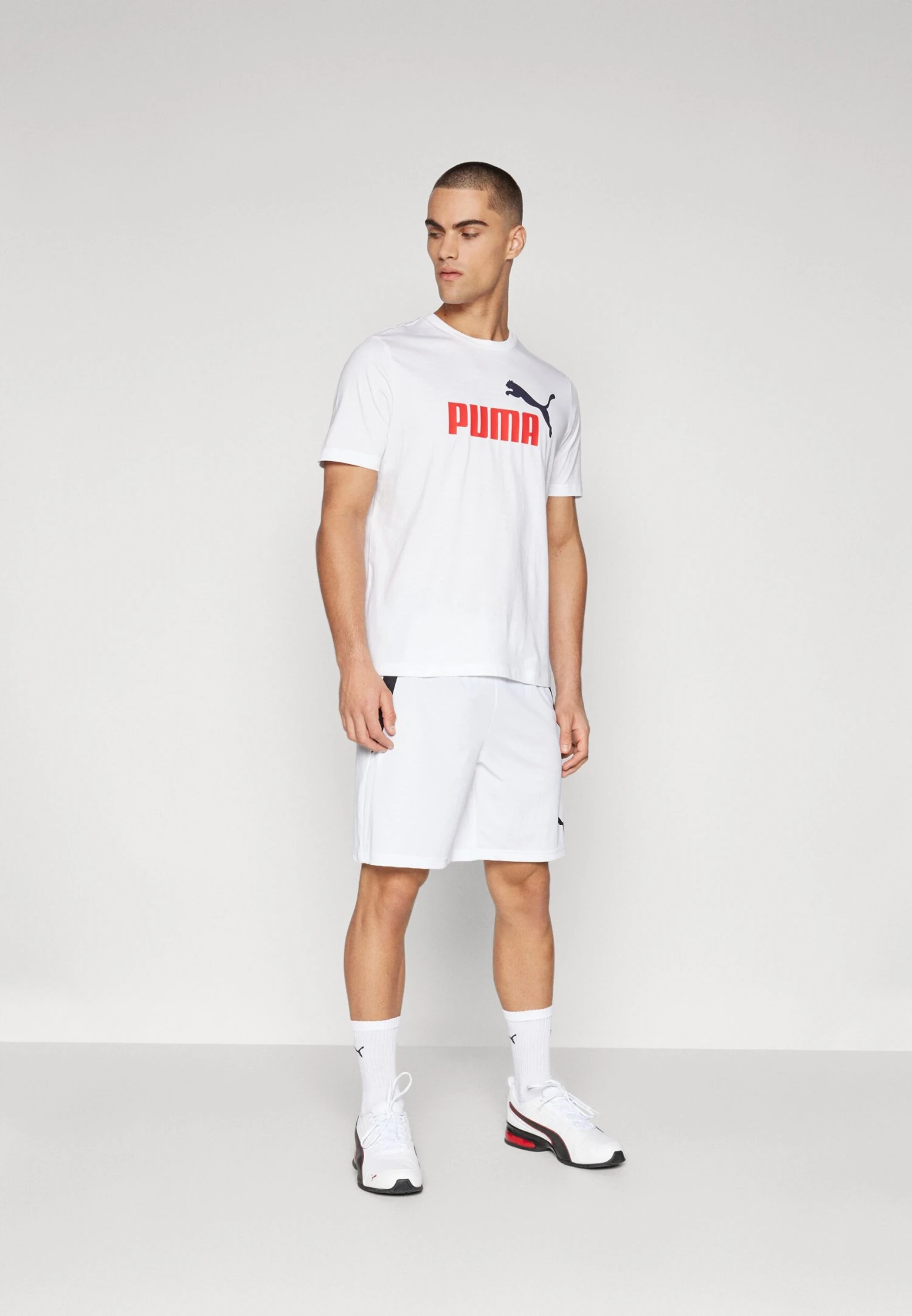Puma ESS LOGO - Print T-shirt - White 2 Puma ESS LOGO - Print T-shirt - White - Image 2