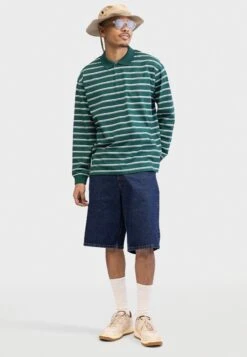Redefined Rebel WESLEY POLO TEE OVERSIZED FIT - Polo Shirt - Rain Forest -Zalando UK-Outlet a32b9e41ca7c4182b267861e3ea0328d