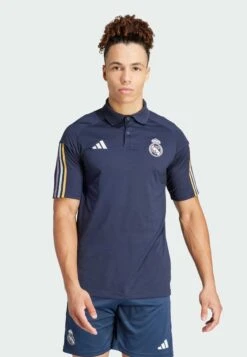 ADIDAS PERFORMANCE Real Madrid Tiro 23 Cotton- Polo Shirt - Legend Ink