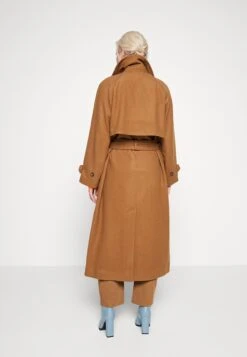 WEEKDAY Travis Wool Coat - Classic Coat - Brown Dark -Zalando UK-Outlet a48dfefde4234a5ea75f7dc1798a9803