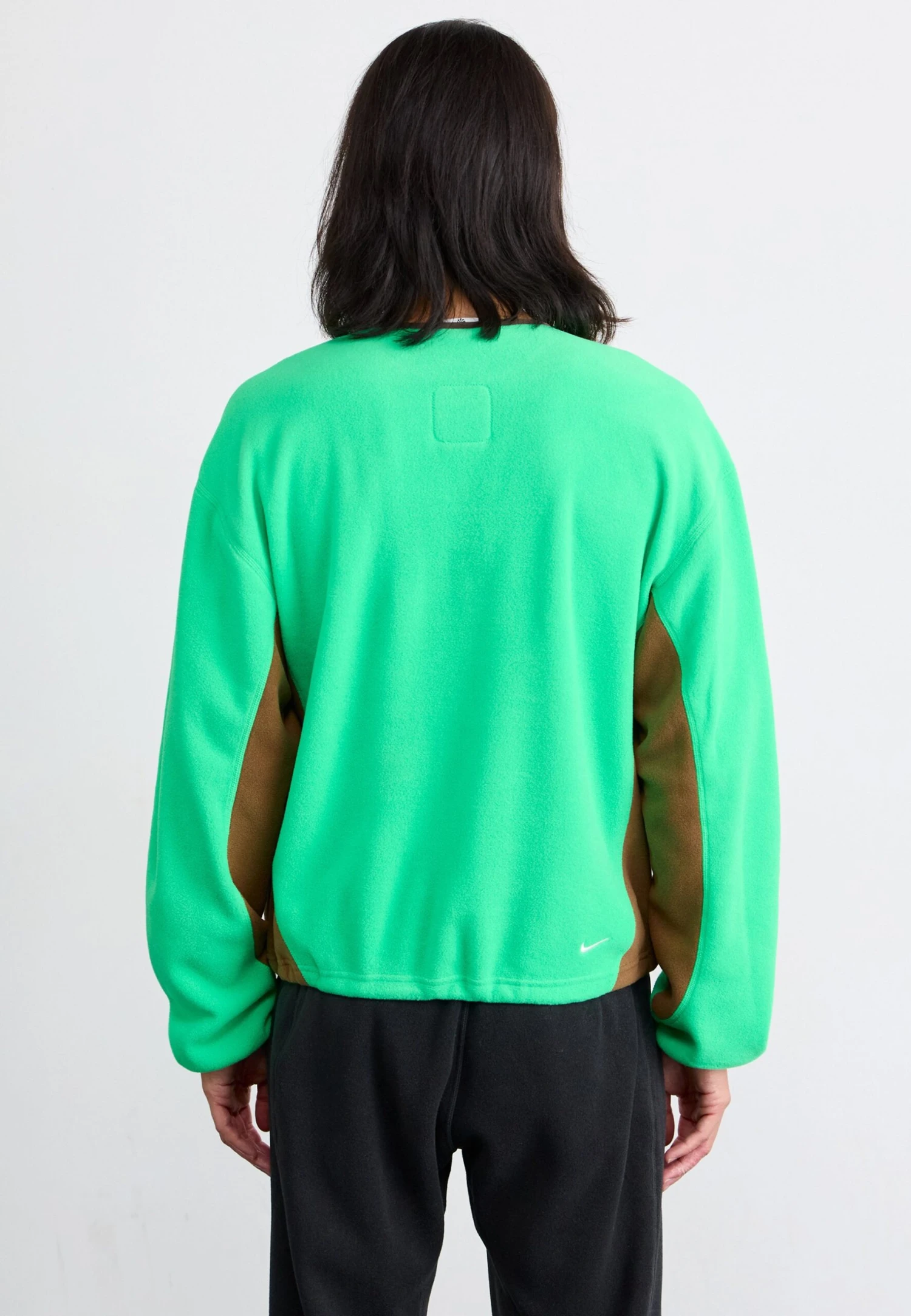 WOLF TREE CREW - Fleece Jumper - Green Shock/mosswood Brown/baroque Brown/summit White 3 WOLF TREE CREW - Fleece Jumper - Green Shock/mosswood Brown/baroque Brown/summit White - Image 3