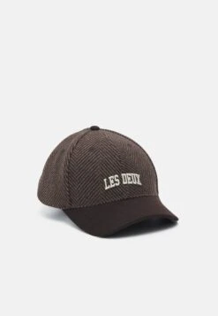 Les Deux Wilbert Herringbone - Cap - Coffee Brown/Walnut