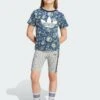 Adidas Originals LIBERTY LONDON SHORT SET - Shorts - Night Indigo Multicolor