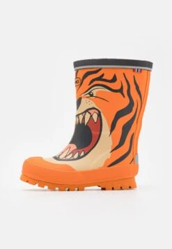 Viking JOLLY UNISEX - Wellies - Orange/multi-coloured