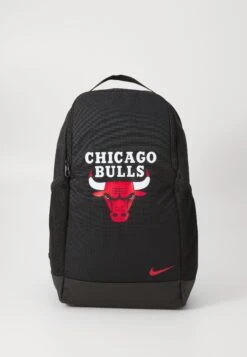 Nike Performance NBA BRASILIA BACKPACK CHICAGO BULLS UNISEX - Rucksack - Black