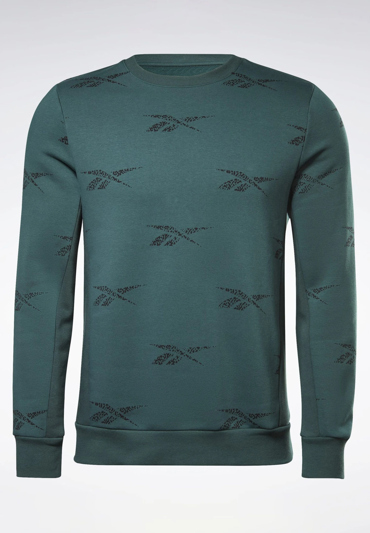 Reebok Ri Aop Crew - Sweatshirt - Forest Green 7 Reebok Ri Aop Crew - Sweatshirt - Forest Green - Image 7