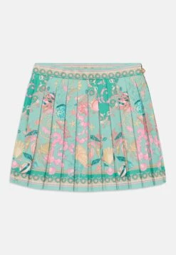 Versace UNDERWATER KIDS BAROCCO SKIRT - Mini Skirt - Green/multi-coloured