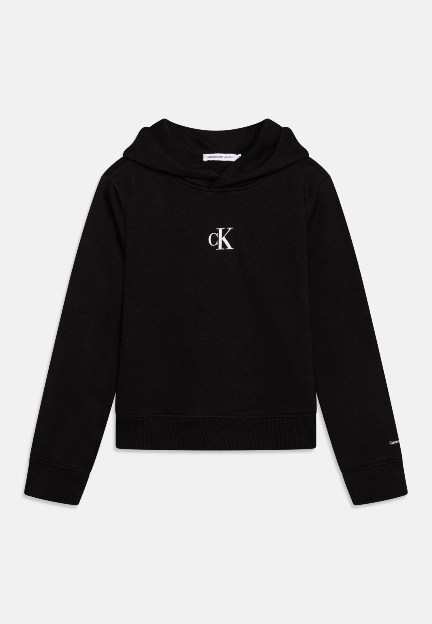 Calvin Klein Jeans Logo Boxy Hoodie - Sweatshirt - Black 1 Calvin Klein Jeans Logo Boxy Hoodie - Sweatshirt - Black
