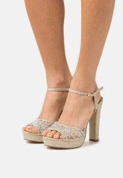 Menbur High Heeled Sandals - Gold