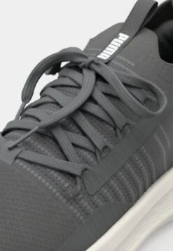 Puma SOFTRIDE SYMMETRY FUZION - Road Running Shoes - Black/dusky Gray/vapor Gray -Zalando UK-Outlet aa2436ccaeb1487aa8978adcaa402202