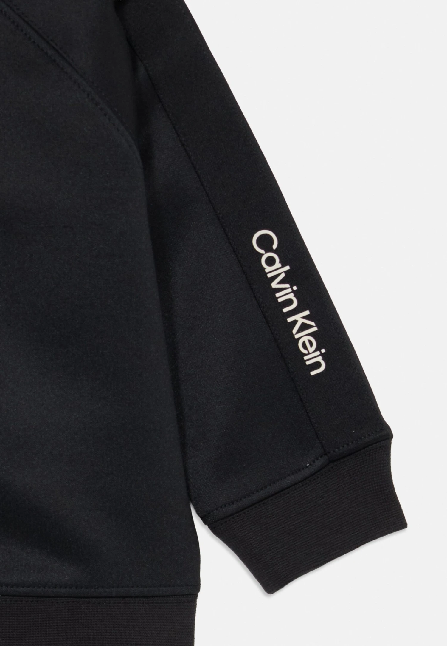 Calvin Klein Jeans LOGO TAPE ZIP UP SET UNISEX - Tracksuit - Black 4 Calvin Klein Jeans LOGO TAPE ZIP UP SET UNISEX - Tracksuit - Black - Image 4