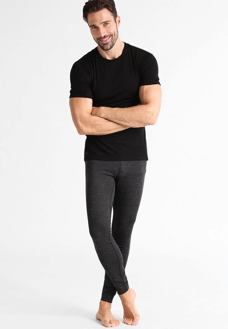 Icebreaker Merino Anatomica Ss Crewe - Undershirt - Black/Monsoon 2 Icebreaker Merino Anatomica Ss Crewe - Undershirt - Black/Monsoon - Image 2