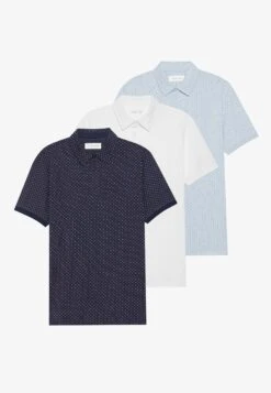 Pier One 3 PACK - Polo Shirt - Light Blue/dark Blue/white -Zalando UK-Outlet abd81a1a98fa48439c1a40168db31431