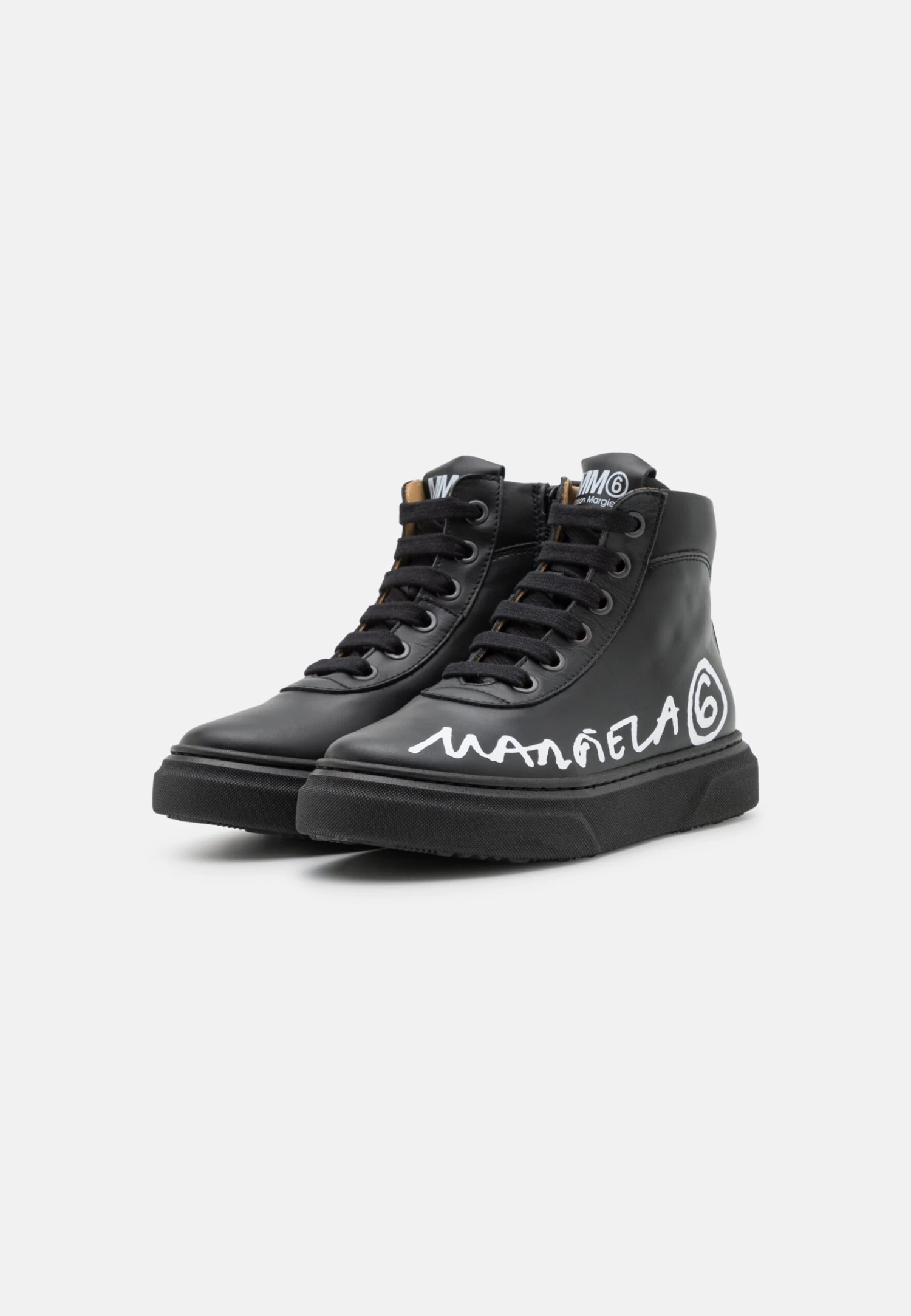MM6 Maison Margiela Unisex - High-Top Trainers - Black 2 MM6 Maison Margiela Unisex - High-Top Trainers - Black - Image 2